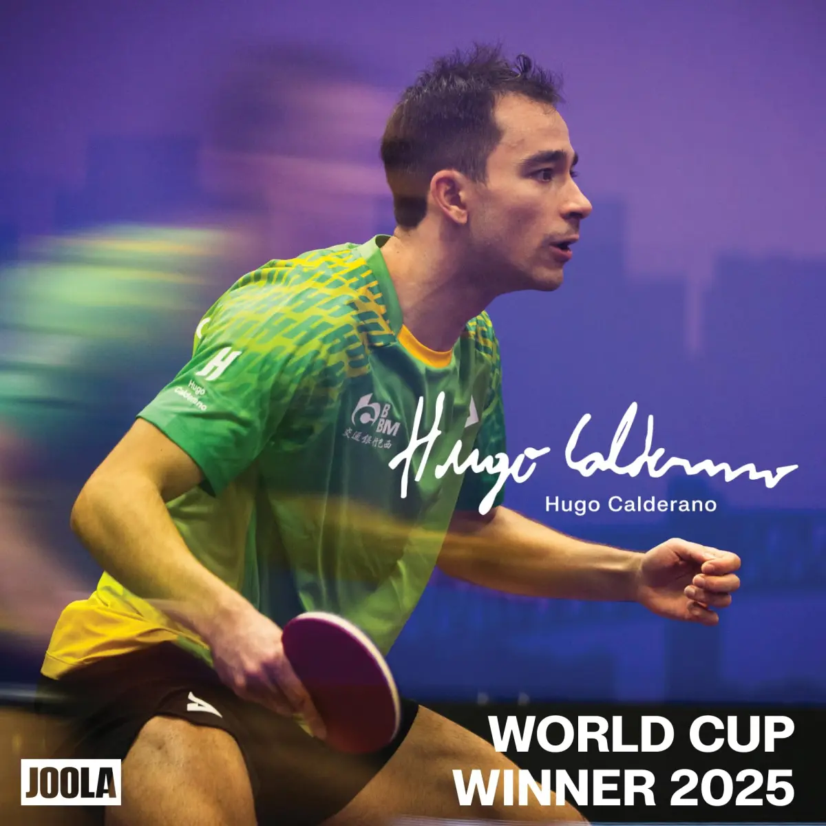 JOOLA Hugo Calderano Infinity Carbon Table Tennis Racket – Ergonomic Flared Grip - ITTF Approved Rubbers - Competition Paddle for Power Players - 185g - view 8