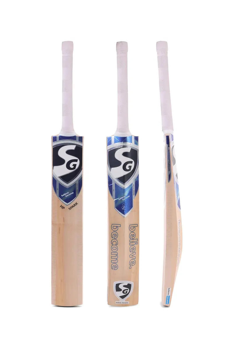 SG Cricket Bat HP Spark Size 4 | Kashmir Willow, Club & Advanced Level, 2.4-2.8 Oz | Made in India - main product image