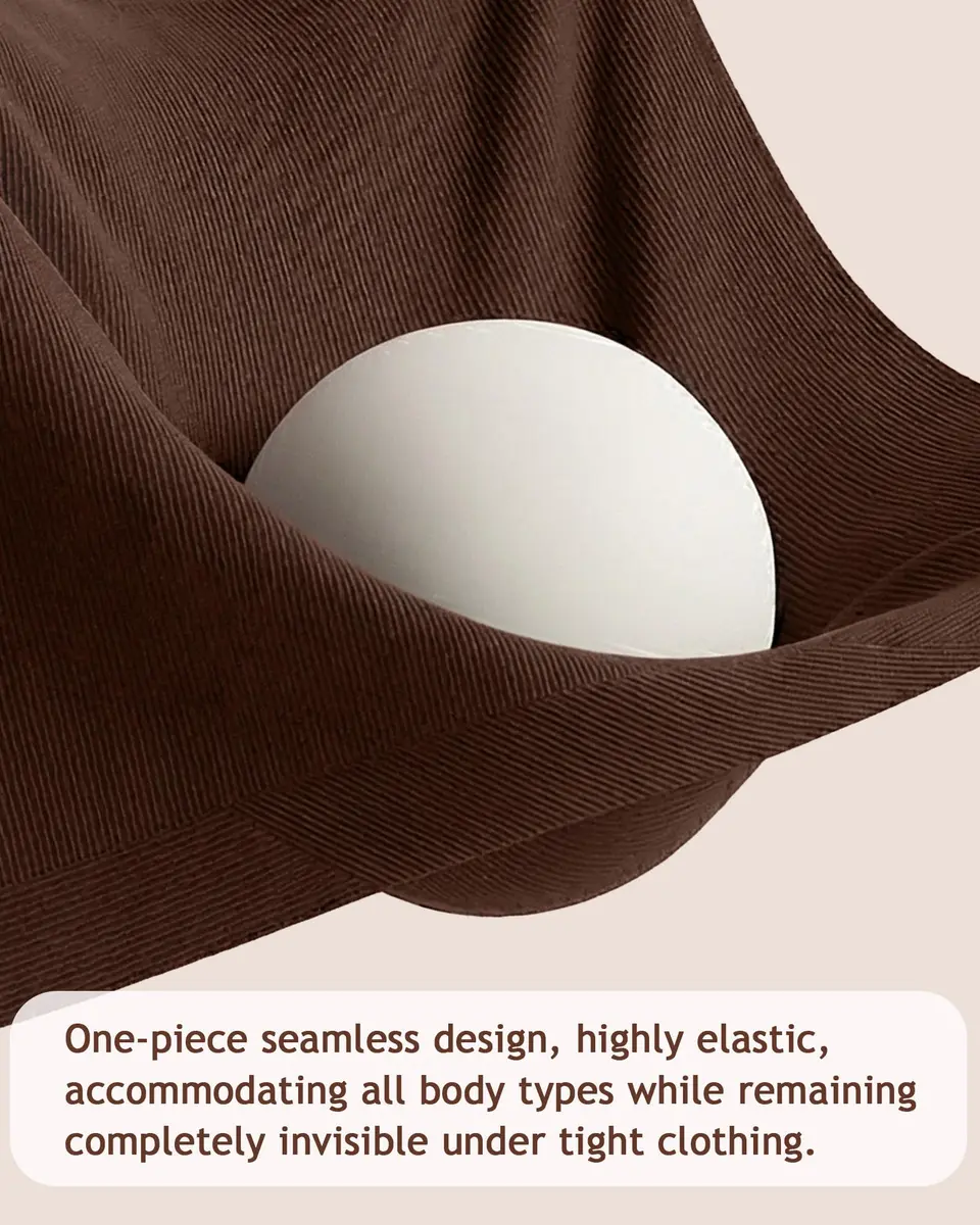 HACI Women's Non Padded Strapless Bra Underwire Bandeau (Brown, XX-Large) | Supportive, Seamless & Comfortable Fit - view 4
