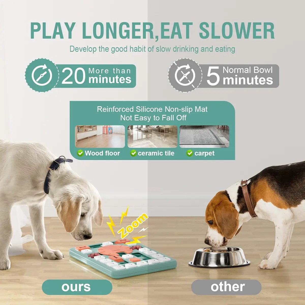 PETSTA Large Level 4 Dog Puzzle Toy | Treat Dispenser & Brain Stimulator for Medium & Large Dogs - view 5