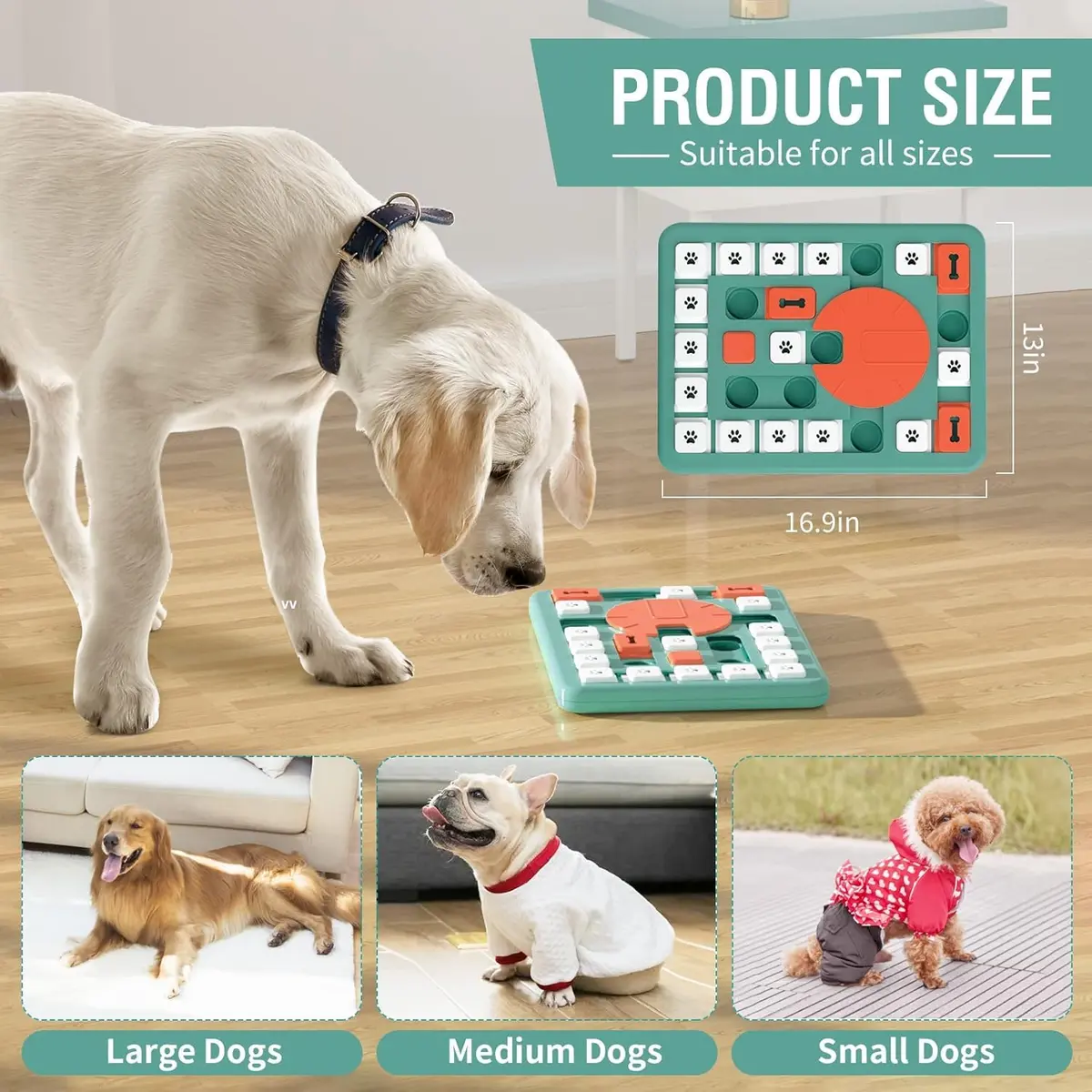 PETSTA Large Level 4 Dog Puzzle Toy | Treat Dispenser & Brain Stimulator for Medium & Large Dogs - view 3