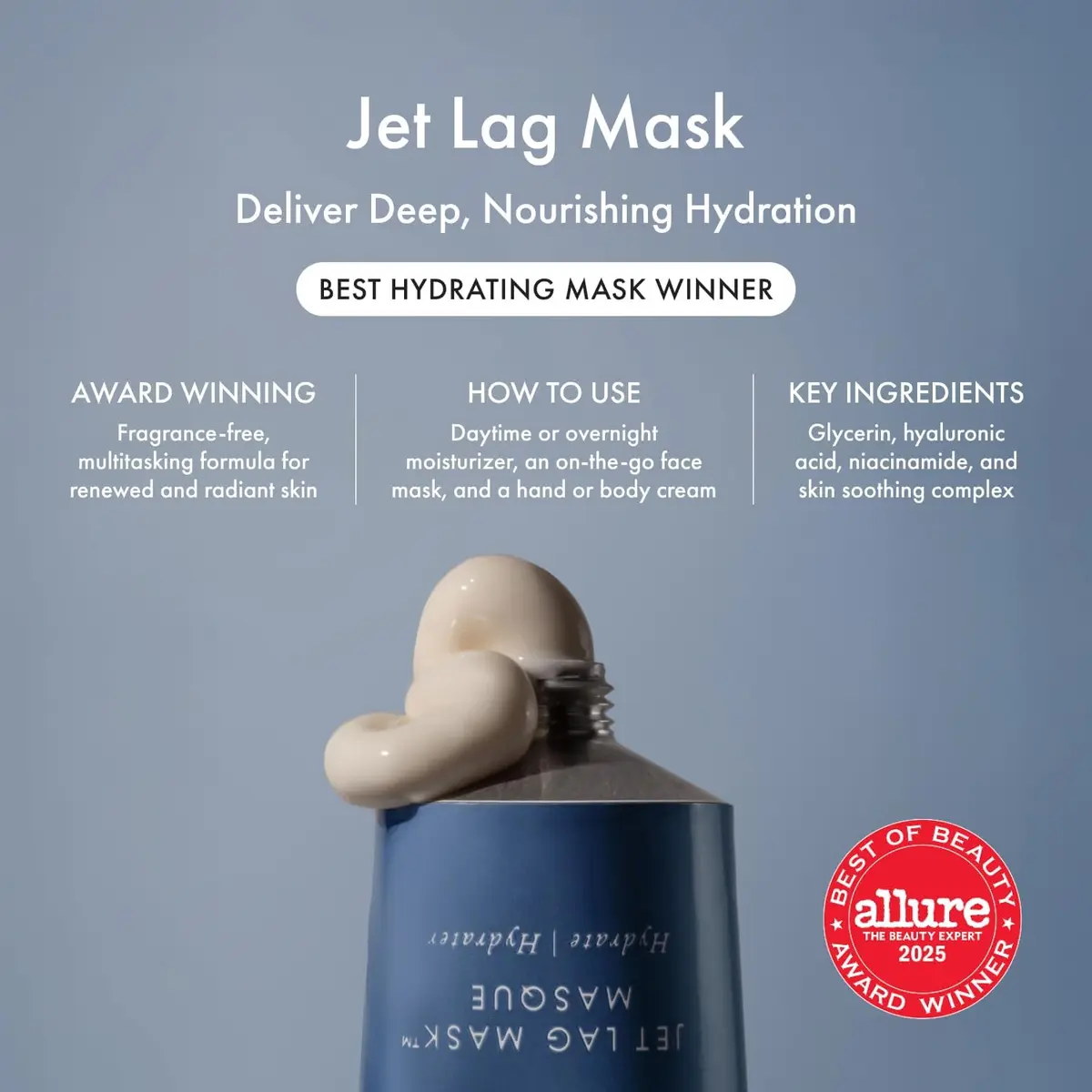 Summer Fridays Evening Duo Travel Size Skin Care Set with Jet Lag Mask & Midnight Ritual Serum | Hydrates & Renews Skin - view 3