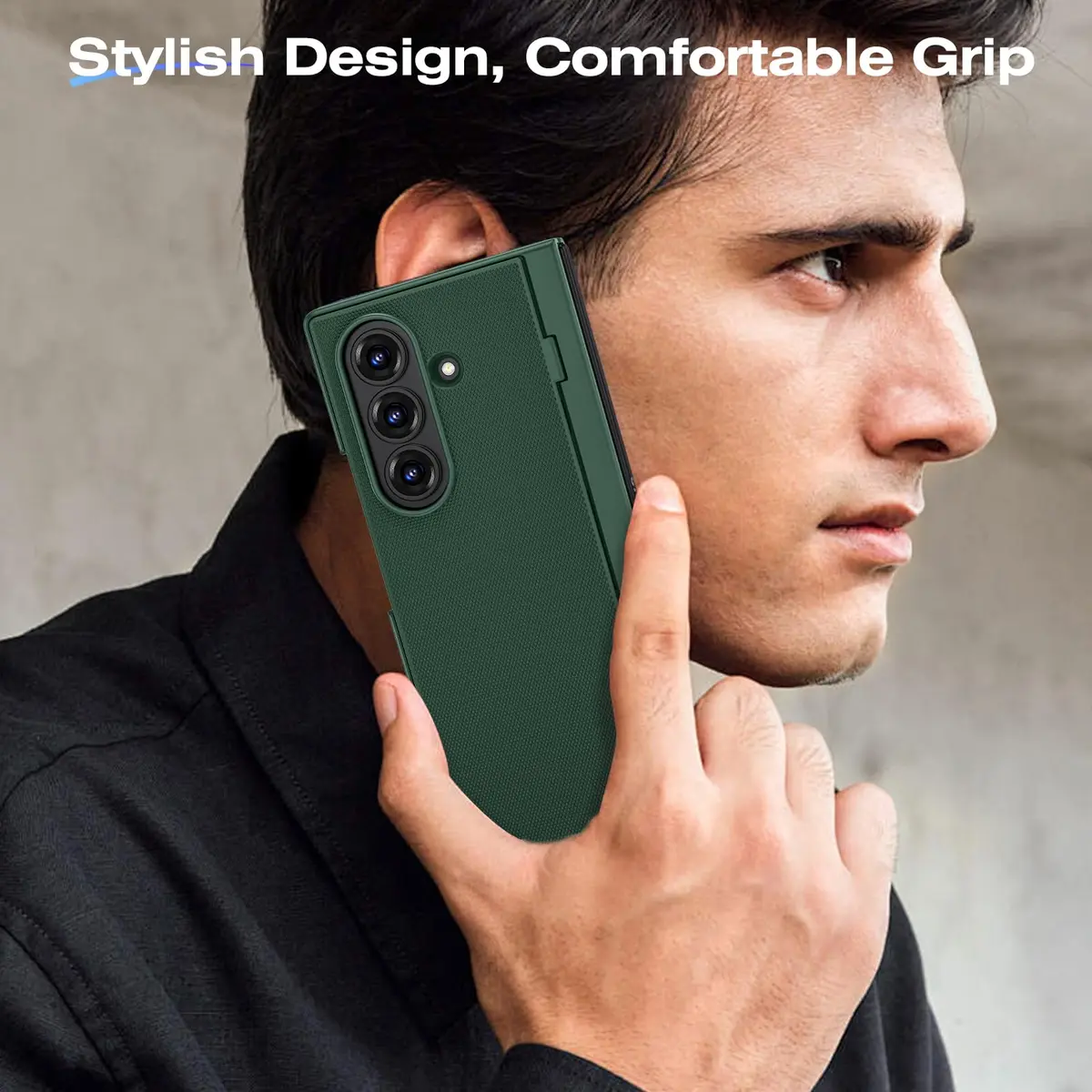 Ruky Green Case for Samsung Galaxy Z Fold 7 with Privacy Screen Protector & Kickstand | 7.6-inch Display - view 9
