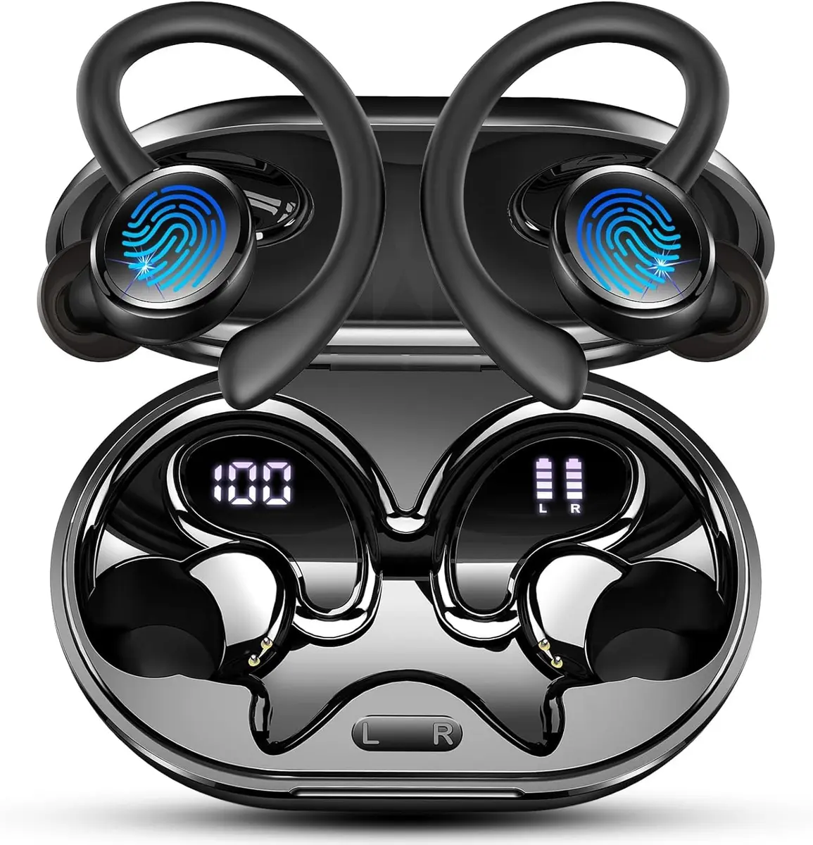 Rolosar Wireless Earbuds 2026 Bluetooth 5.4 ENC Noise Canceling Mic | IP7 Waterproof, 60Hrs Battery - main product image