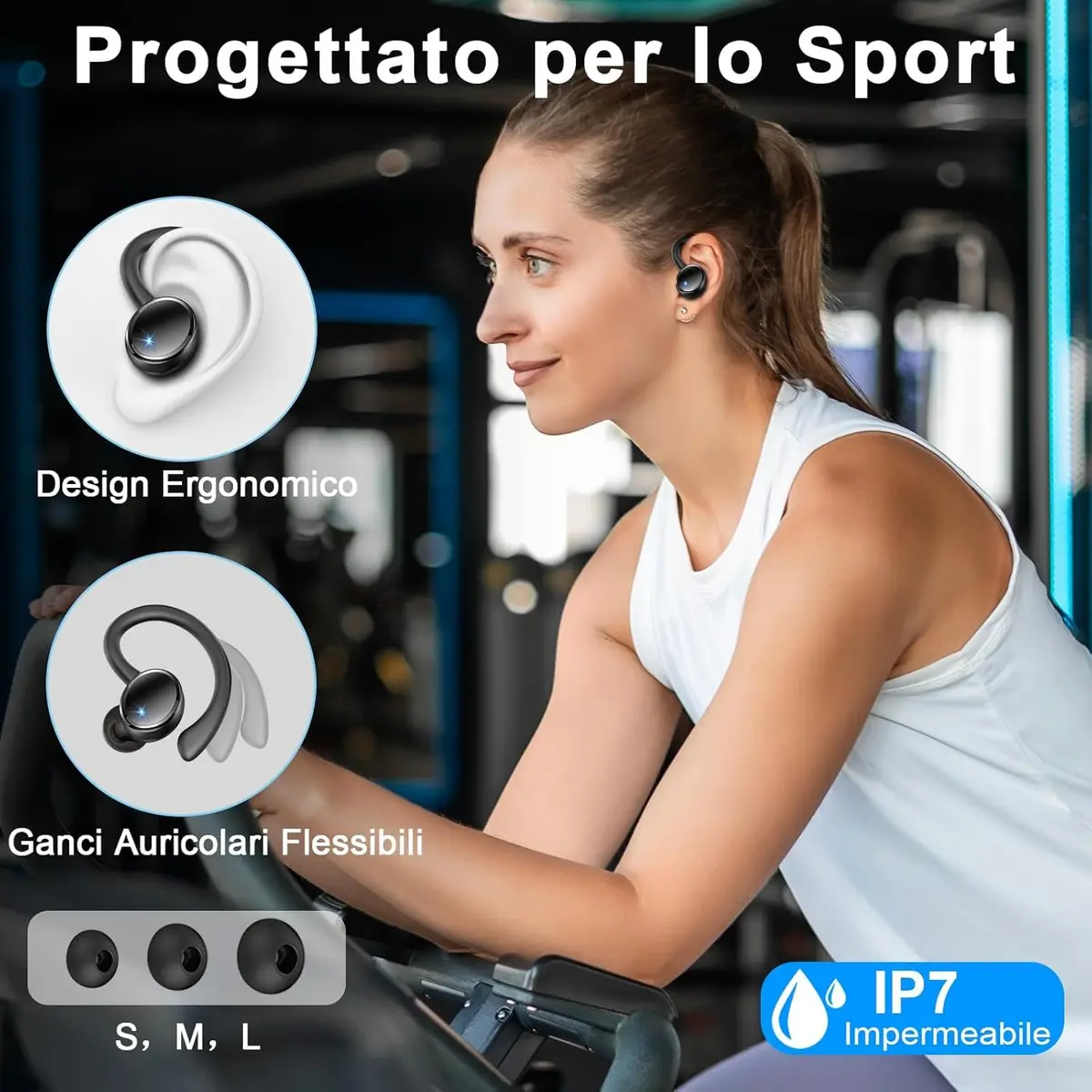 Rolosar Wireless Earbuds 2026 Bluetooth 5.4 ENC Noise Canceling Mic | IP7 Waterproof, 60Hrs Battery - view 7