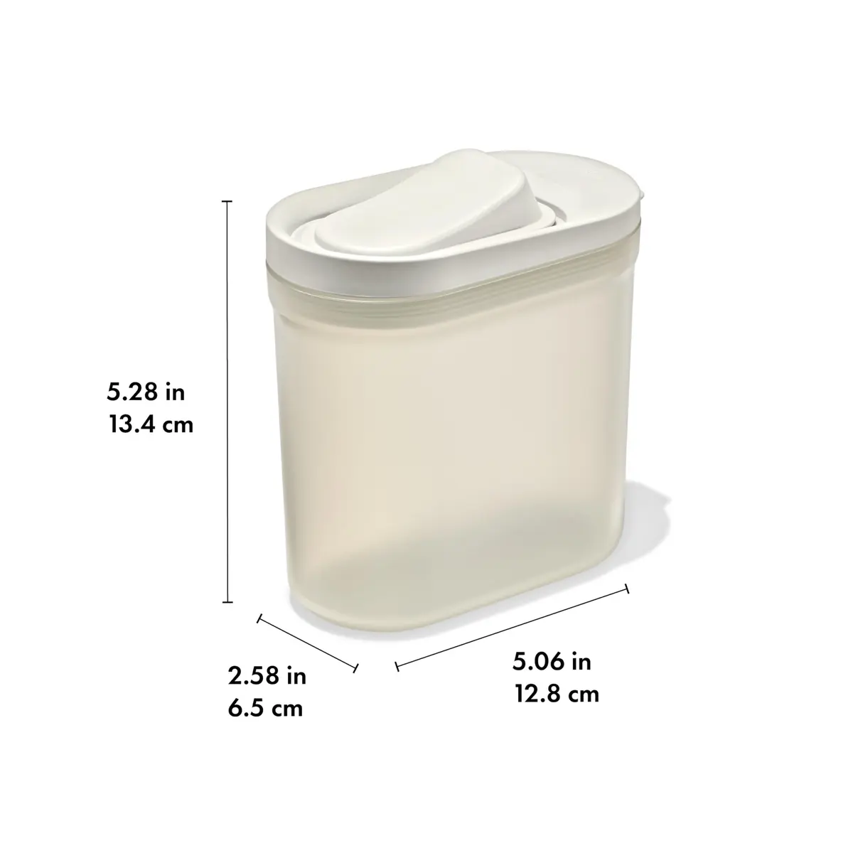 OXO Pet Airtight Treat Container | 1 Cup Capacity, Airtight Seal, Portable & Dishwasher Safe - view 6