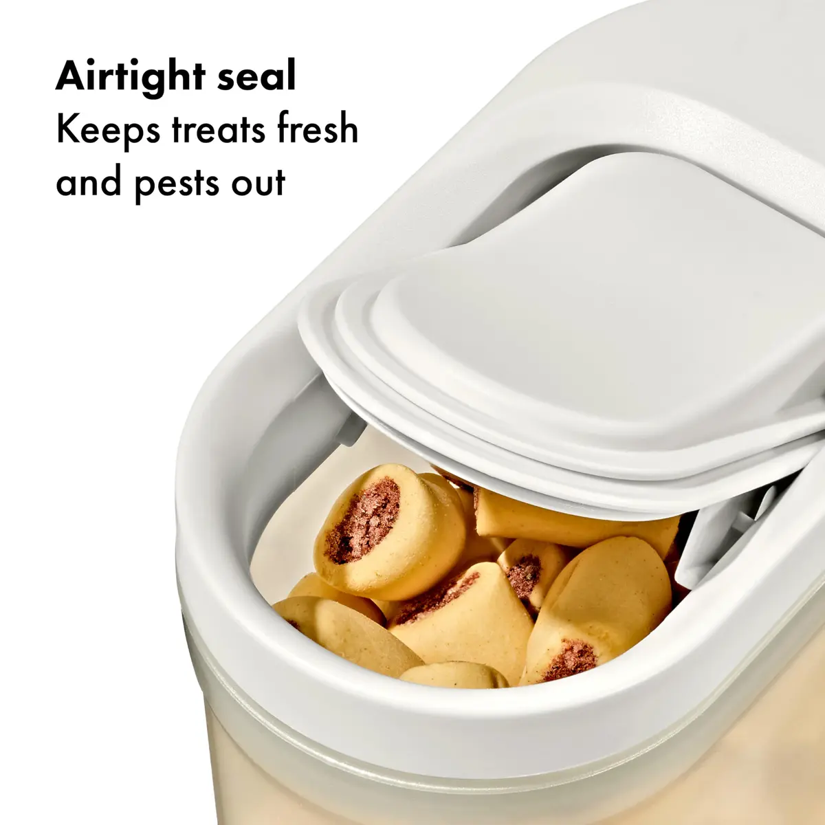 OXO Pet Airtight Treat Container | 1 Cup Capacity, Airtight Seal, Portable & Dishwasher Safe - view 2