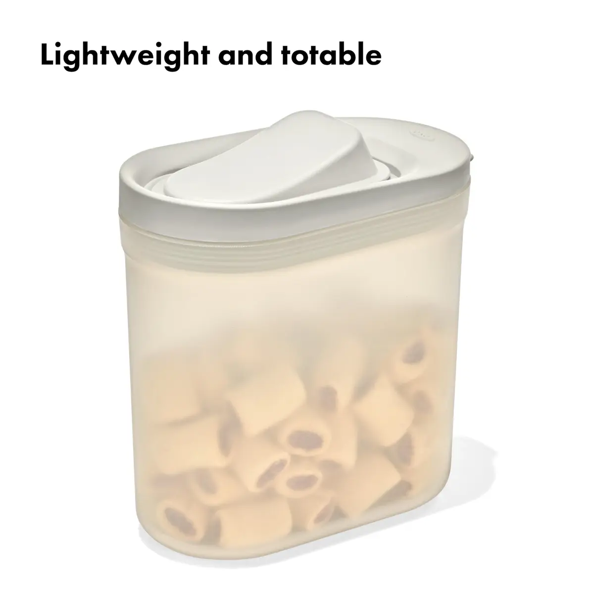 OXO Pet Airtight Treat Container | 1 Cup Capacity, Airtight Seal, Portable & Dishwasher Safe - view 4