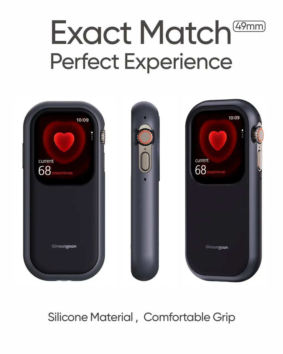 Ginsungoon Apple Watch Ultra 3/2/1 49mm Case | Turns Watch into Smartphone Replacement - view 4