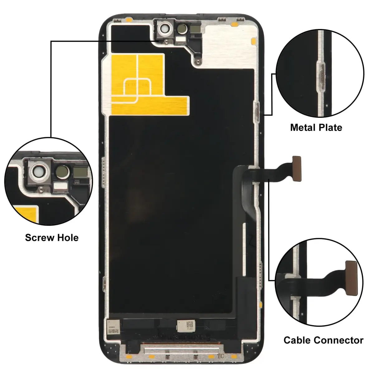 LL TRADER 6.7" LCD Display Screen Replacement for iPhone 14 Pro Max with Repair Kit - view 4