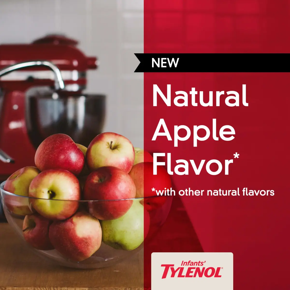 Tylenol Infants' Acetaminophen Oral Suspension Dye-Free Apple 2 fl oz (59 ml) | #1 Pediatrician-Recommended for Teething Pain - view 6