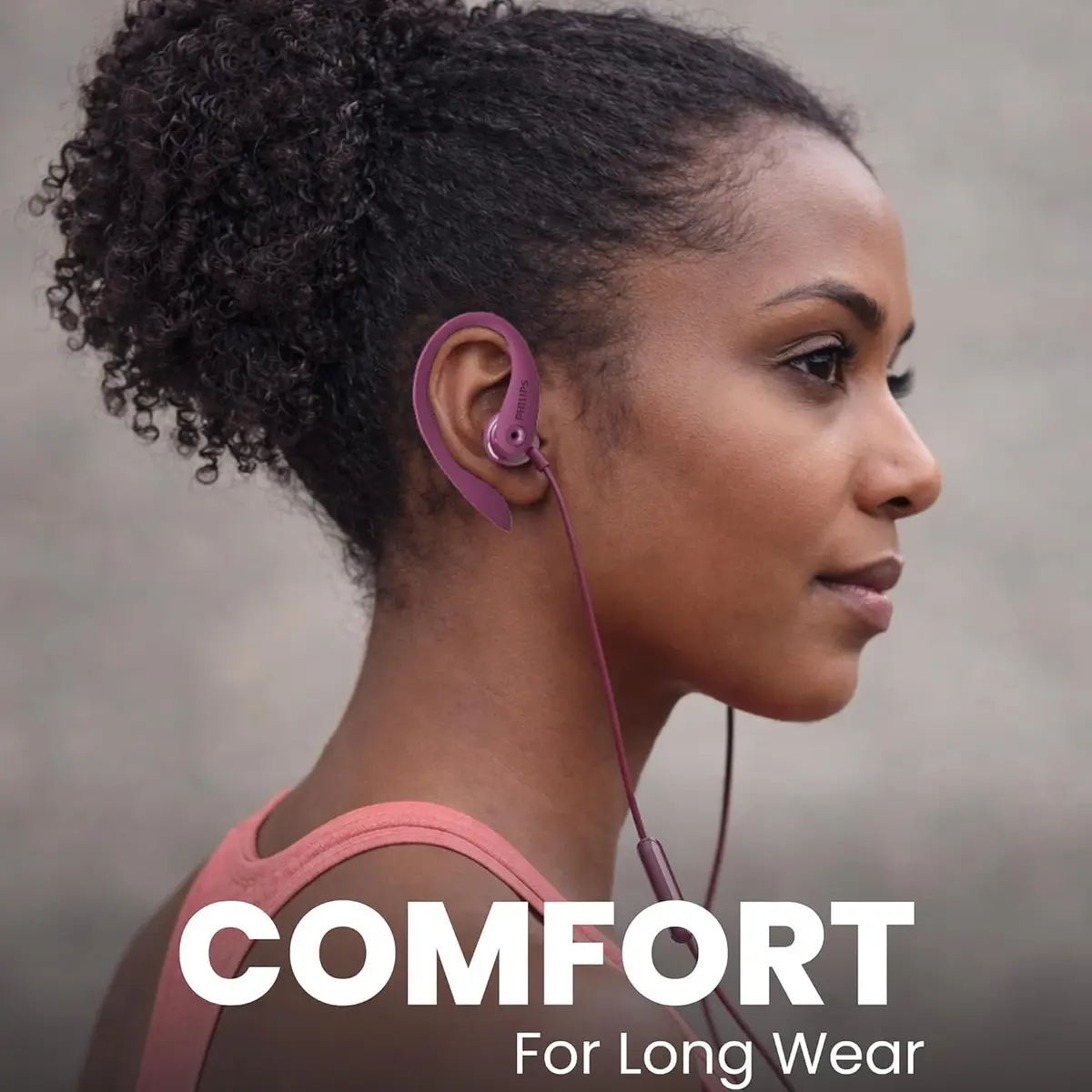 PHILIPS USB-C Wired Earbuds with Microphone & in-Line Control | Secure Fit Sports Headset - view 8