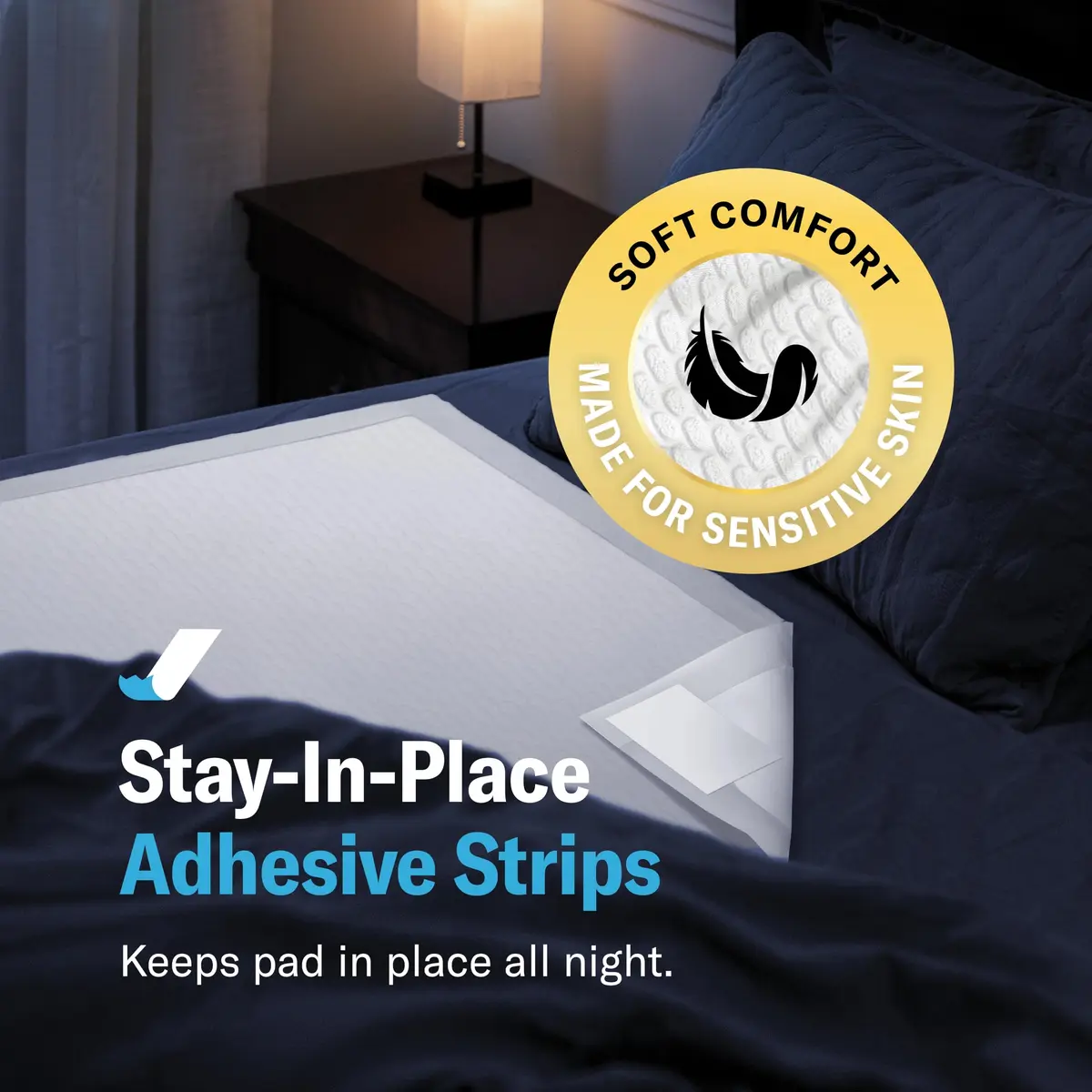 Curera CozyKids Disposable Bedwetting Bed Pads for Kids 30”x 34” (30-Pack) | XXL Waterproof Protection for Dry Nights - view 6