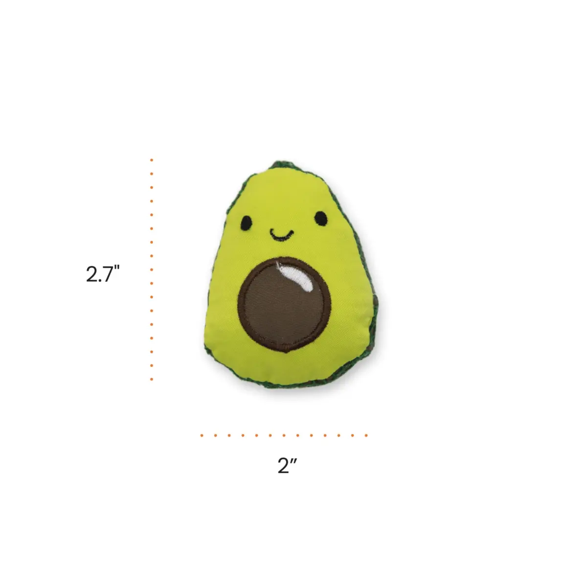 Catstages Lil' Avocato Cat Toy, Interactive Plush Avocado with Catnip, Kicker & Chew Toy for Indoor Cats, Pack of 2 | Encourages Active Play & Dental Health - view 9