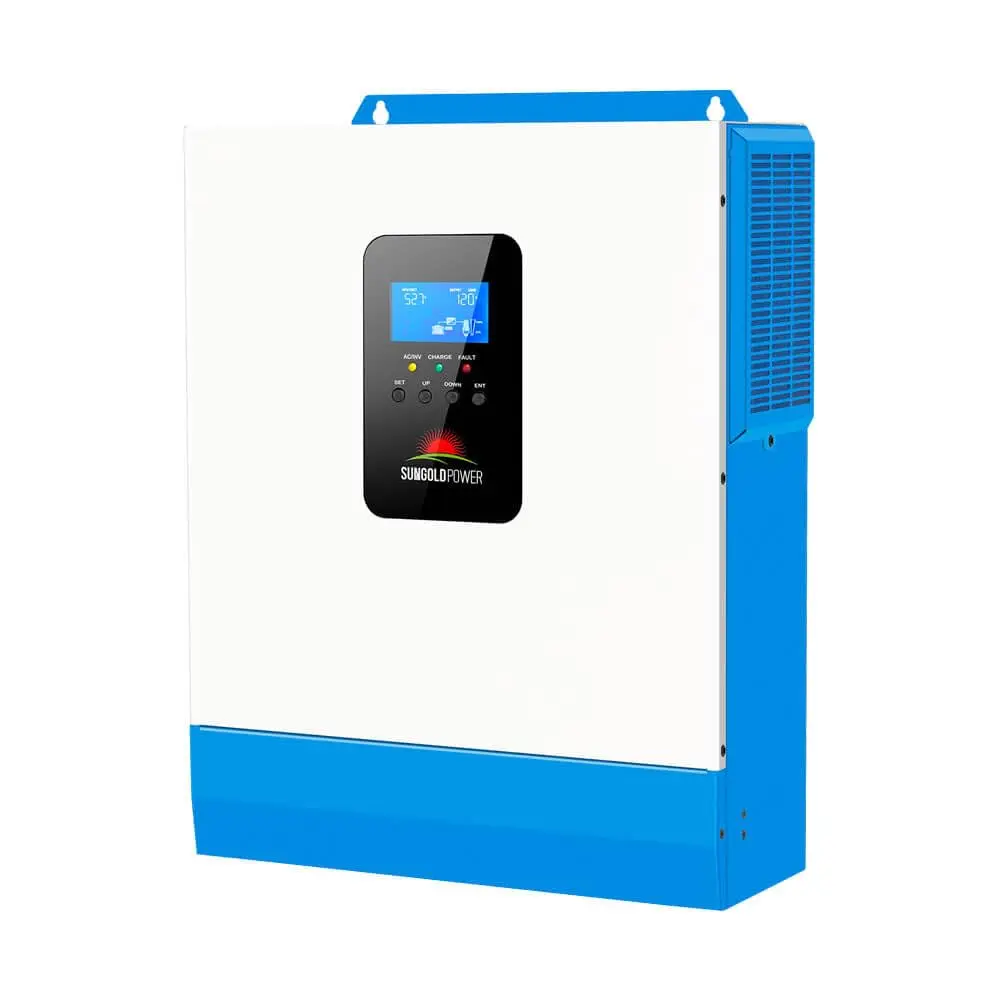 SGPWOSAY 48V 120V Power Inverter | 5000W Pure Sine Wave, All-in-One Solar & AC Charger, 80A MPPT, 40A AC, Off-Grid Home Backup - main product image