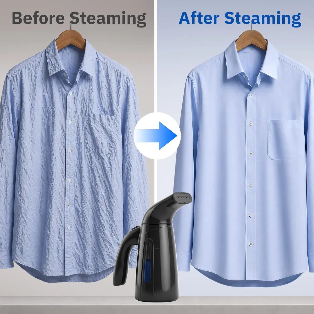 OGHom Steamer for Clothes 240ml 700W | Portable Travel Garment Steamer - view 5