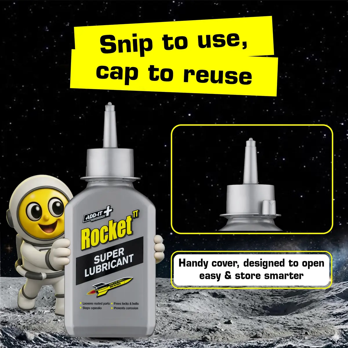 Rocket TT Super Lubricant Penetrating Oil with Precision Spout 125ml | Multi-Purpose Rust & Squeak Solution - view 6