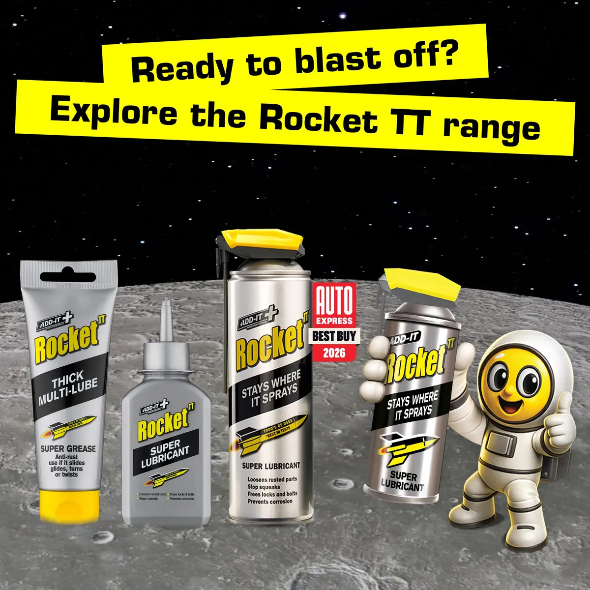 Rocket TT Super Lubricant Penetrating Oil with Precision Spout 125ml | Multi-Purpose Rust & Squeak Solution - view 7