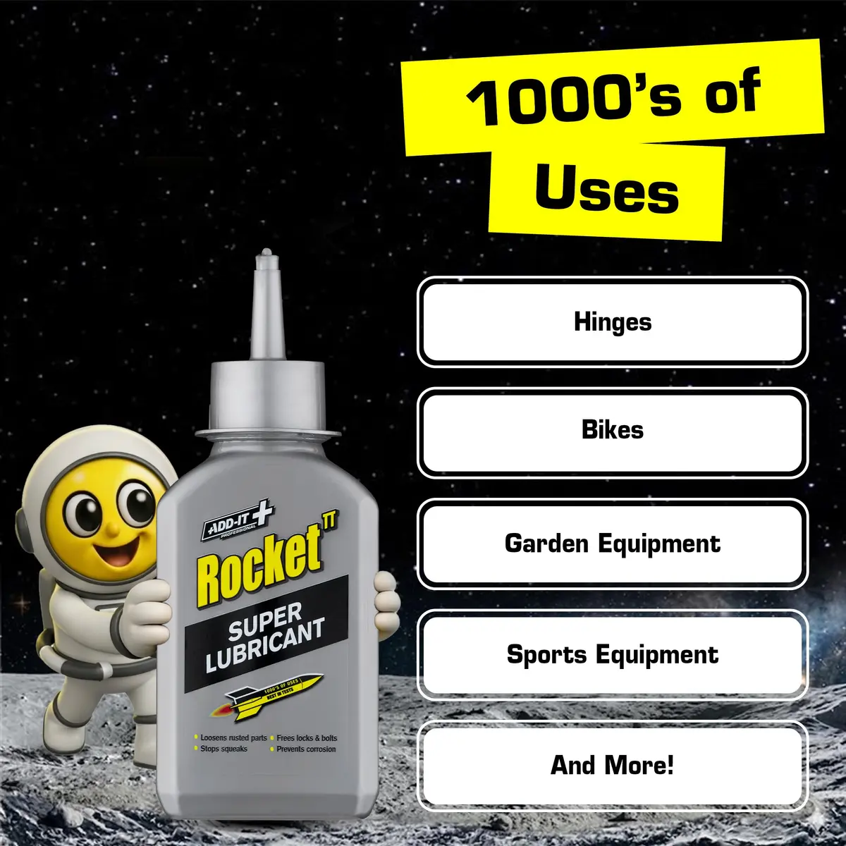 Rocket TT Super Lubricant Penetrating Oil with Precision Spout 125ml | Multi-Purpose Rust & Squeak Solution - view 8
