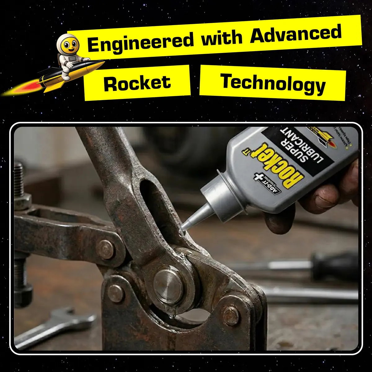 Rocket TT Super Lubricant Penetrating Oil with Precision Spout 125ml | Multi-Purpose Rust & Squeak Solution - view 3