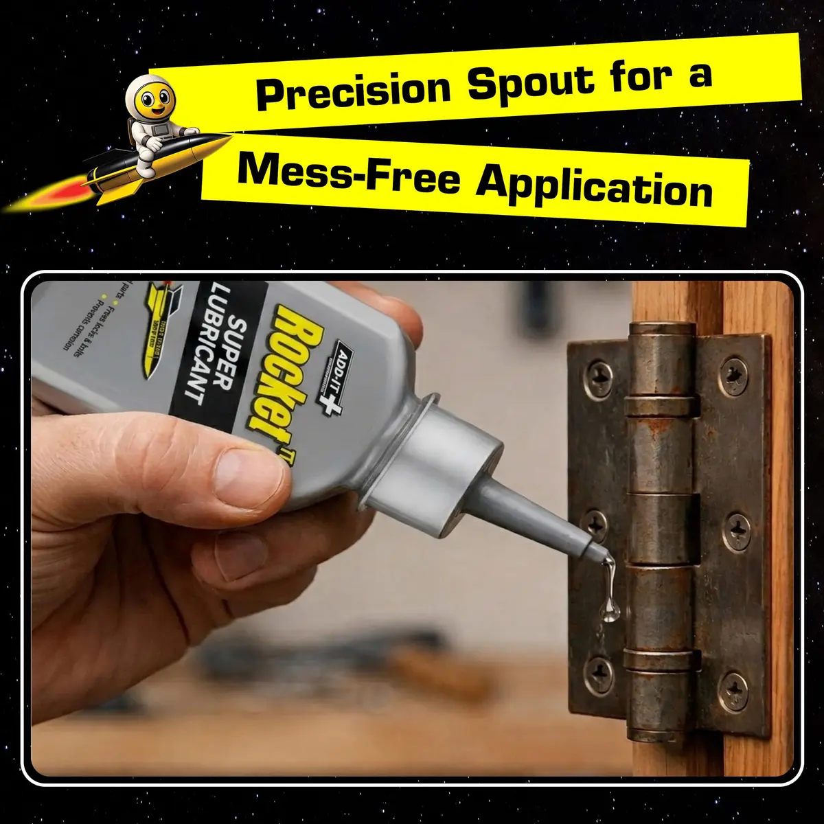 Rocket TT Super Lubricant Penetrating Oil with Precision Spout 125ml | Multi-Purpose Rust & Squeak Solution - view 4
