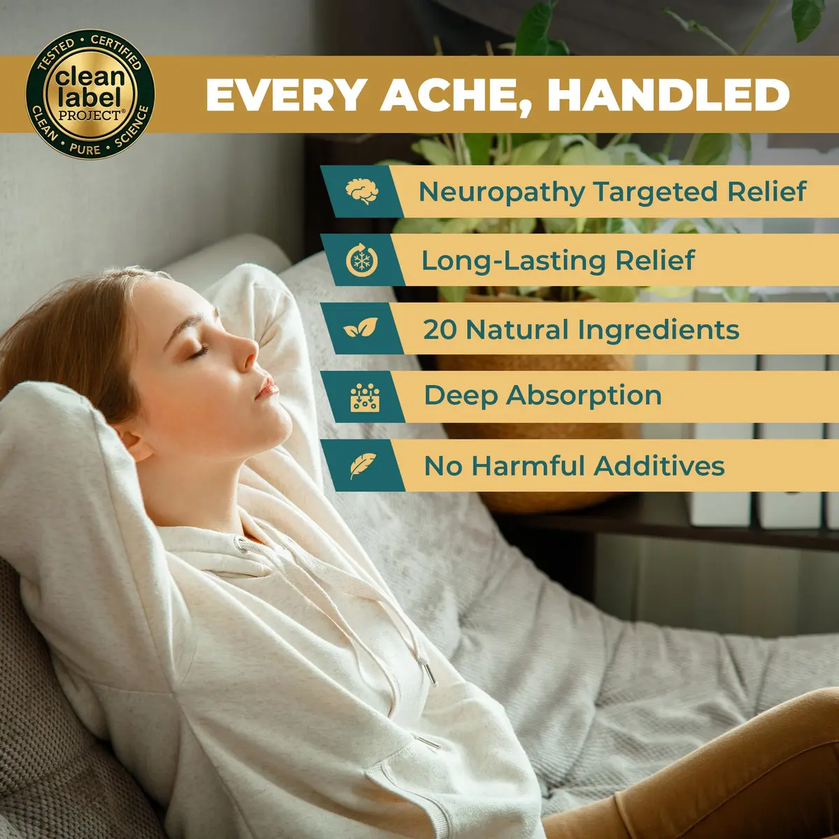 Real Time Pain Relief Hemp Oil Plus, 12 fl oz | Natural Pain Support with Arnica - view 3