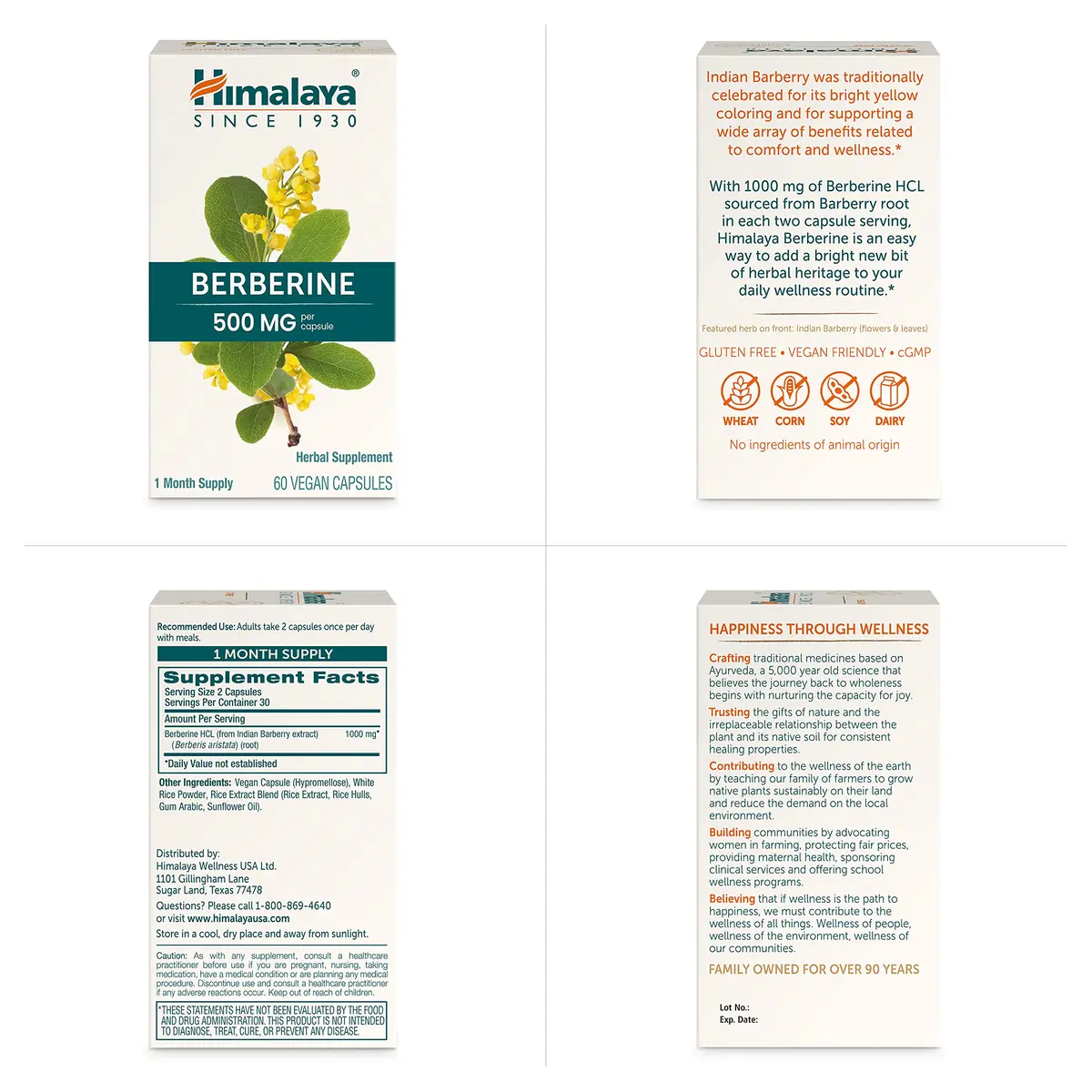 Himalaya Berberine Supplement 1000 mg | Supports Immunity & Metabolism, Vegan, 2 Pack - view 7