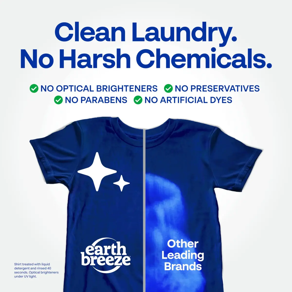Earth Breeze Laundry Detergent Sheets River Rain 60 Loads | Eco-Friendly & Travel-Ready - view 2