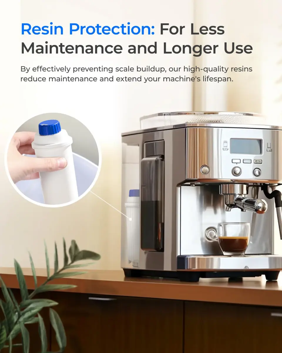 Waterdrop C11 Low-TDS Coffee Filter Replacement for De'Longhi® 4 Pack | Advanced Filtration for Richer Coffee - view 6