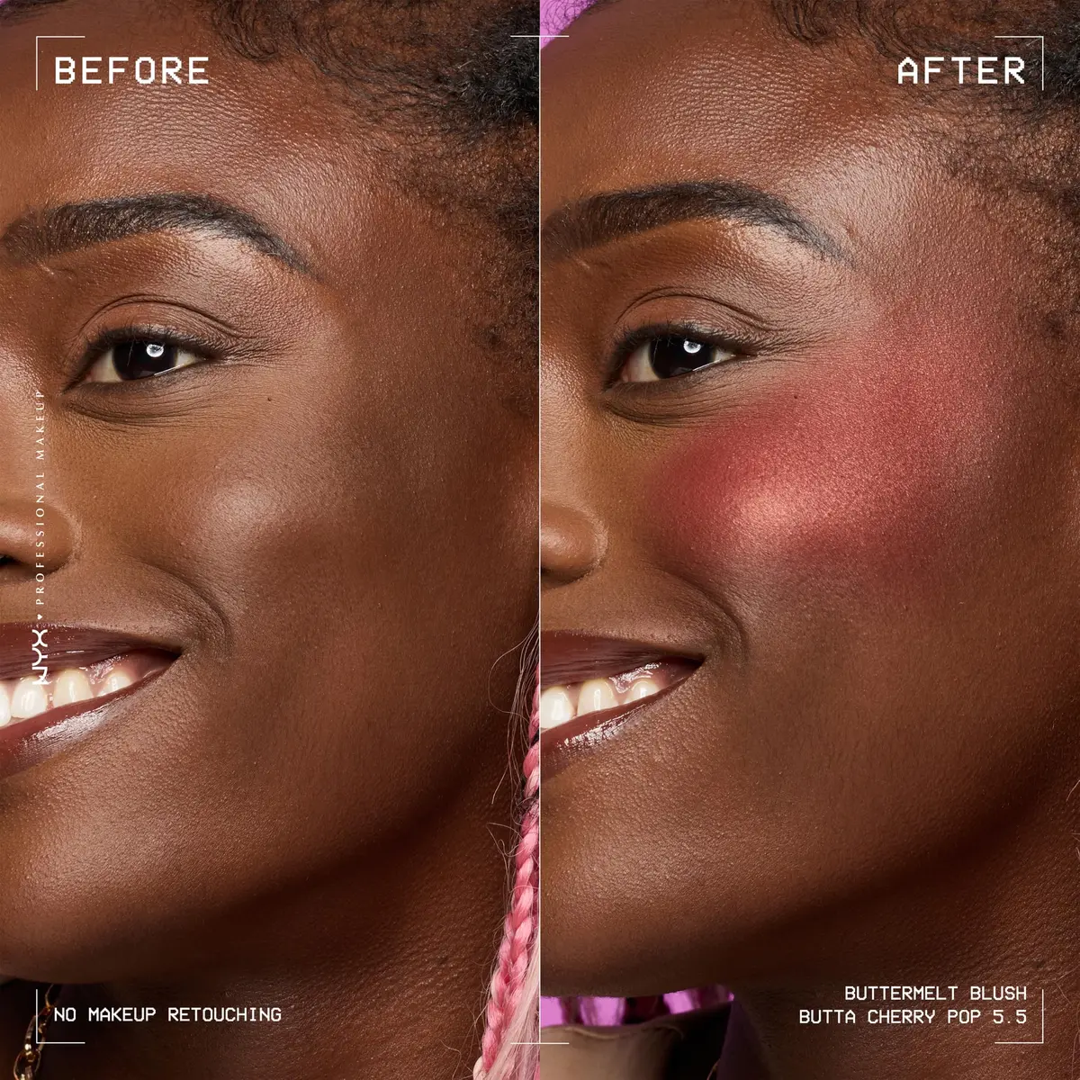 NYX Professional Makeup Buttermelt Blush Powder Butta Than Coral 5g (0.17 oz) | High Pigment Face Makeup - view 5