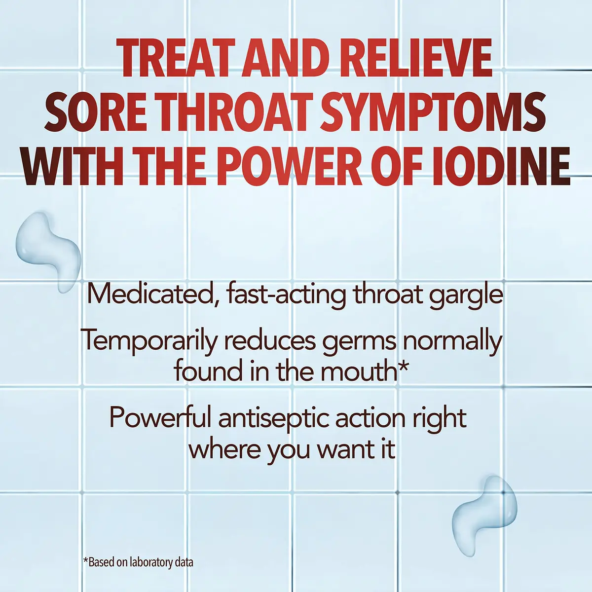 Betadine Sore Throat Relief Gargle, 8 Oz, Fast Acting Antiseptic with Povidone-Iodine 0.5%, Mint Flavor (Pack of 12) | Trusted for 50+ Years - view 3