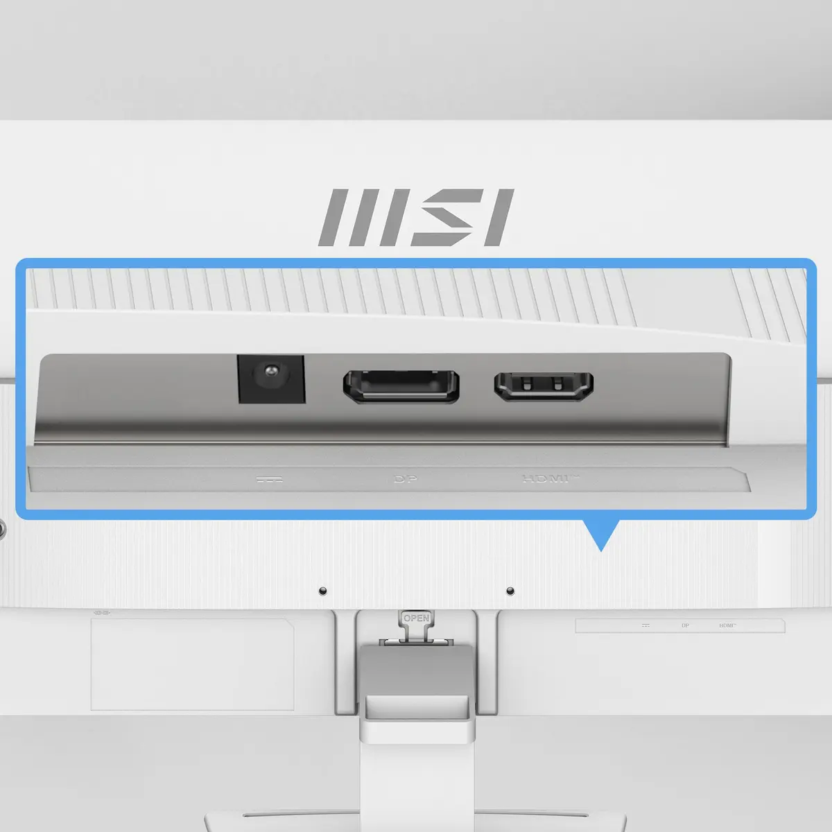 msi PRO MP241W 24-inch IPS FHD Office Monitor | 144Hz, Free-Sync, Tilt, Speakers, VESA Mount, HDR Ready - view 6