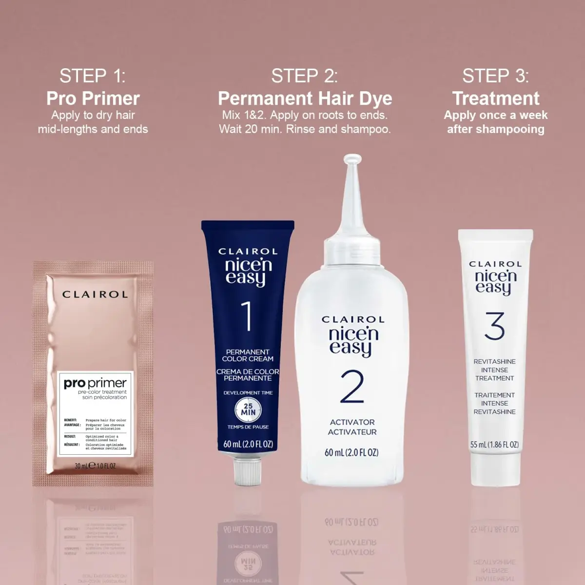 Clairol Nice'n Easy Permanent Hair Dye 9 Light Blonde with Pro Primer Sachet - 7.26 Fl Oz (Pack of 1) - view 4