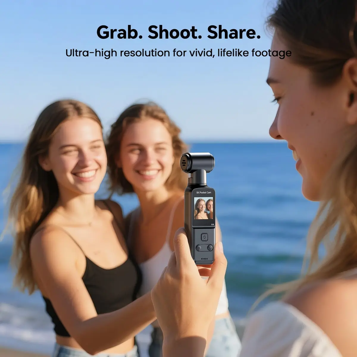 BOBLOV 5K Body Camera with Microphone | 4K/60FPS Vlogging, External Mic Support, 270° Rotatable Lens - view 8