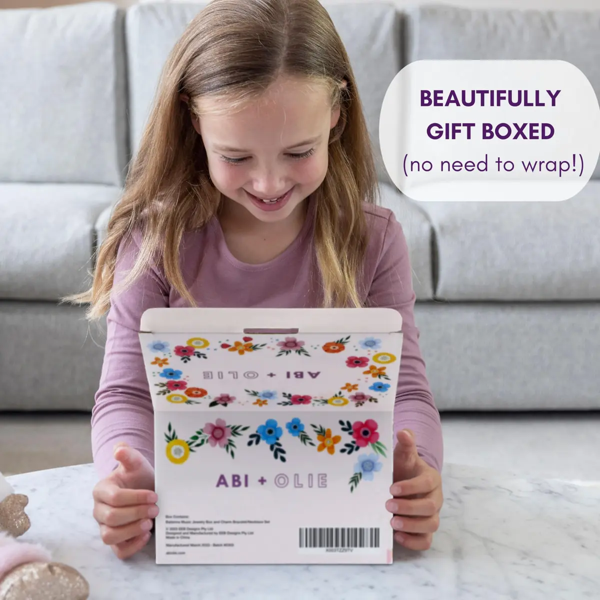 ABI + OLIE Kids Jewelry Box for Girls, Musical Jewelry Box, Swan Lake Play | Perfect Gift for Ages 4-12 - view 2