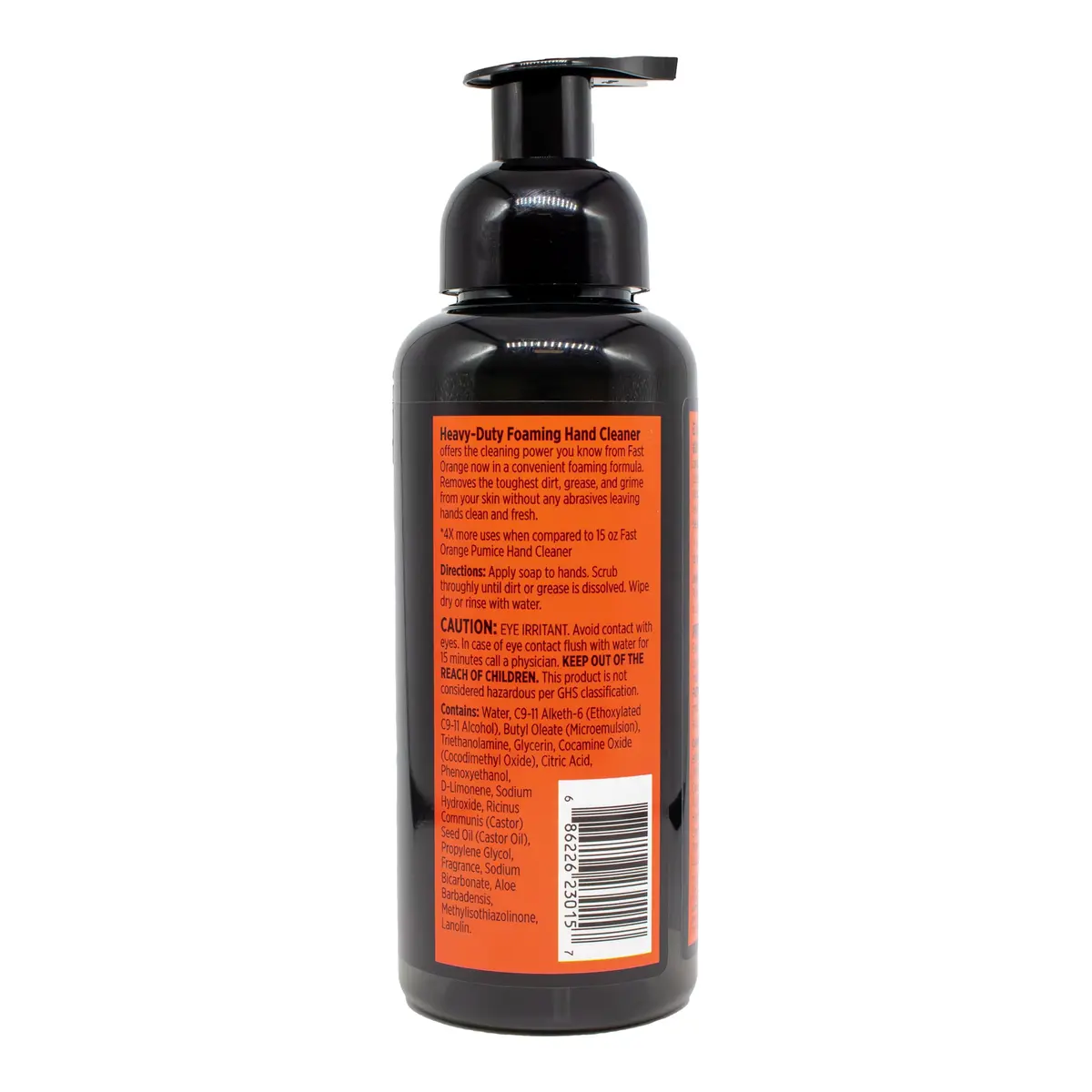 Fast Orange Heavy-Duty Foaming Hand Cleaner 444ml (15 Fl Oz) | Cleans Grease, Grime & Oil - view 2