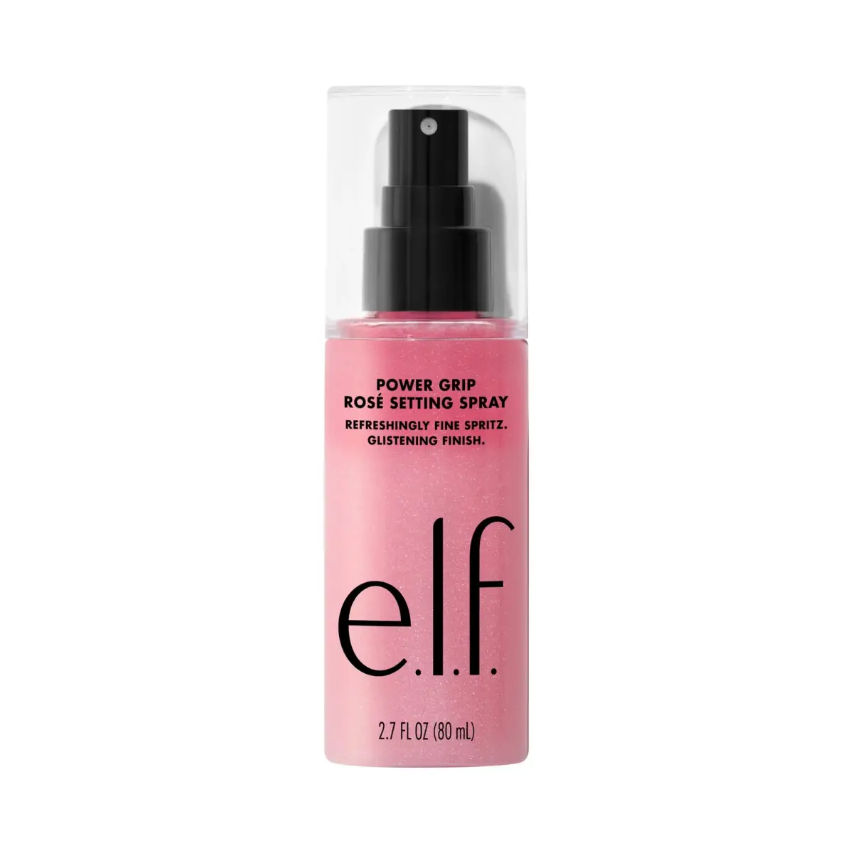 e.l.f. Power Grip Rosé Setting Spray 80ml (2.7 Fl Oz) | Sets Makeup with a Glistening, Rose-y Glow - view 8