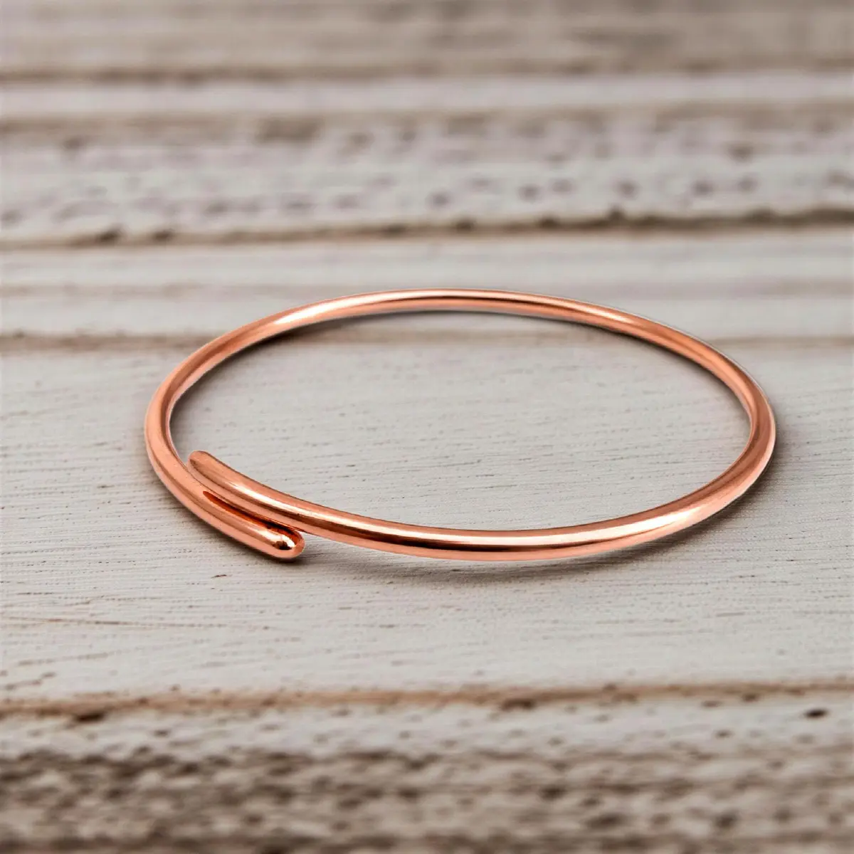 SHINDE EXPORTS Pure Copper Leg Anklet Bracelet Kada for Men and Women | 50gms 4mm Rod, 12-inch Adjustable - view 7