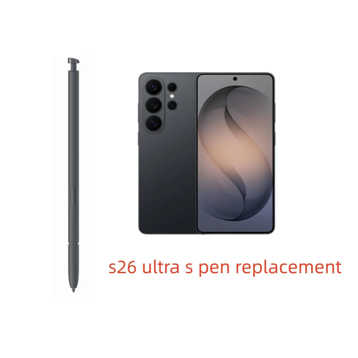 Qenw S26 Ultra S Pen Replacement for Samsung Galaxy S26 Ultra Stylus Pen, with 5 PCS Tips/Nibs Replacement (Black) | 4096 Pressure Levels - view 3