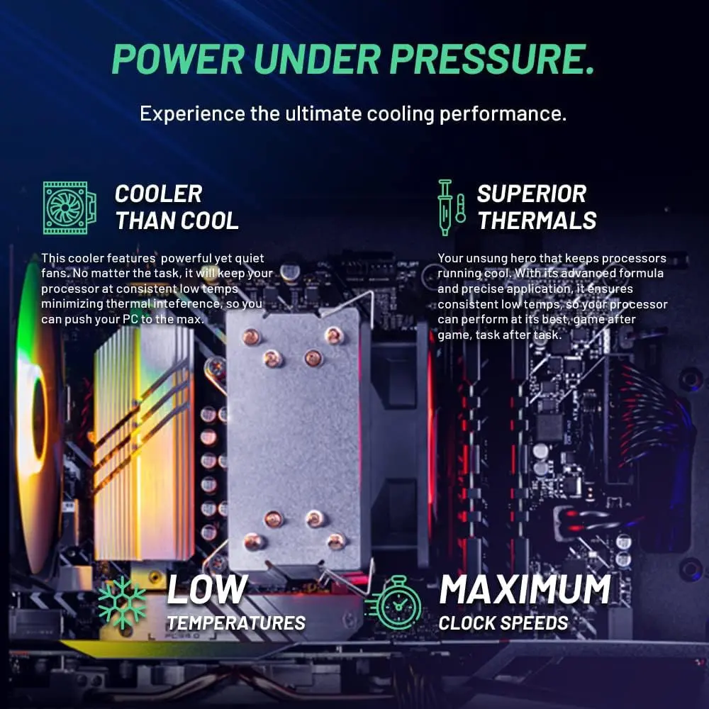 Skytech Gaming Nebula Gaming PC, AMD Ryzen 5 8400F 4.2GHz, AMD RX 9060 8GB VRAM, 1TB NVMe SSD, 32GB DDR5 RAM 5200, Windows 11, Desktop - view 4