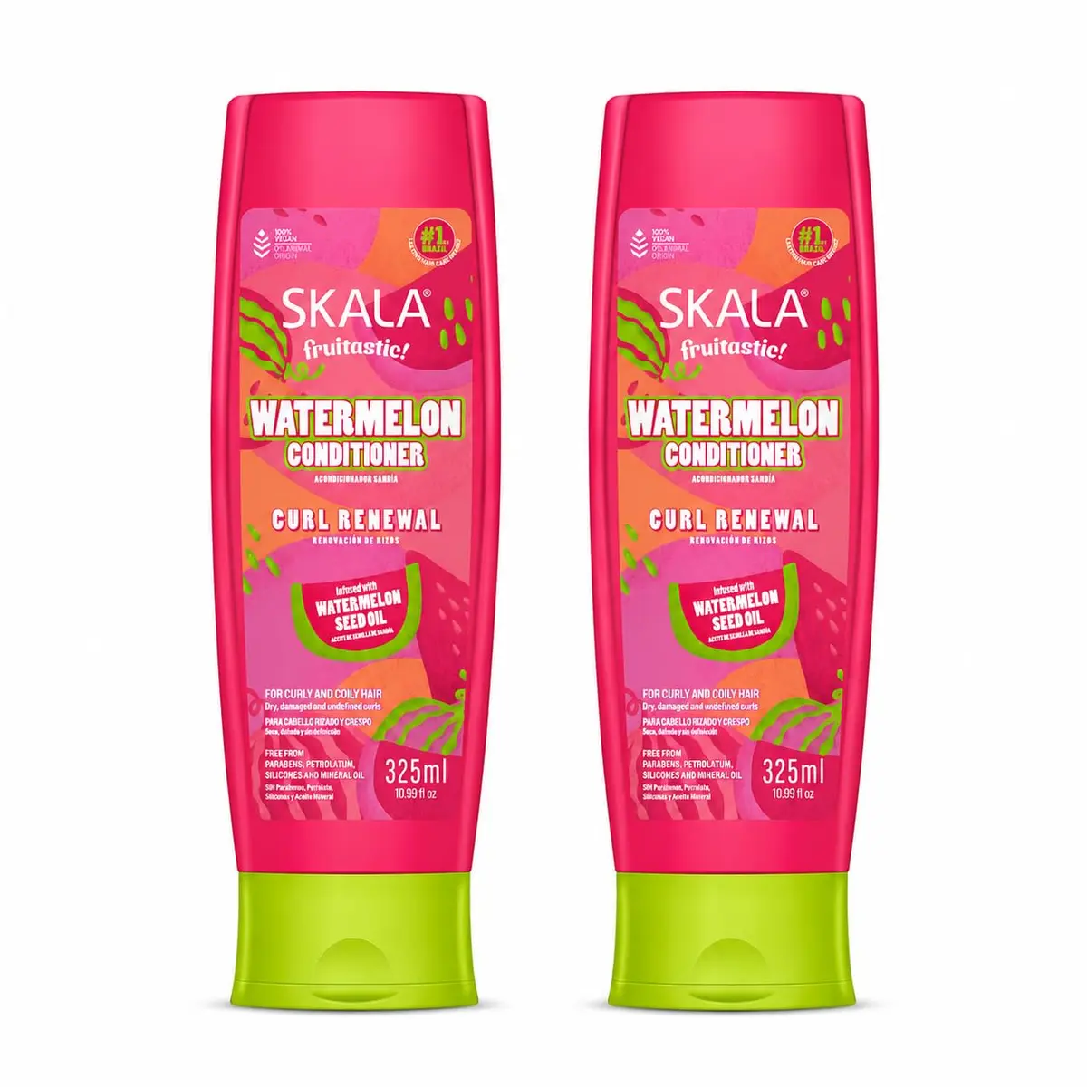 SKALA Watermelon Conditioner for Curly & Coily Hair | Hydration & Deep Conditioning, 325 mL - main product image