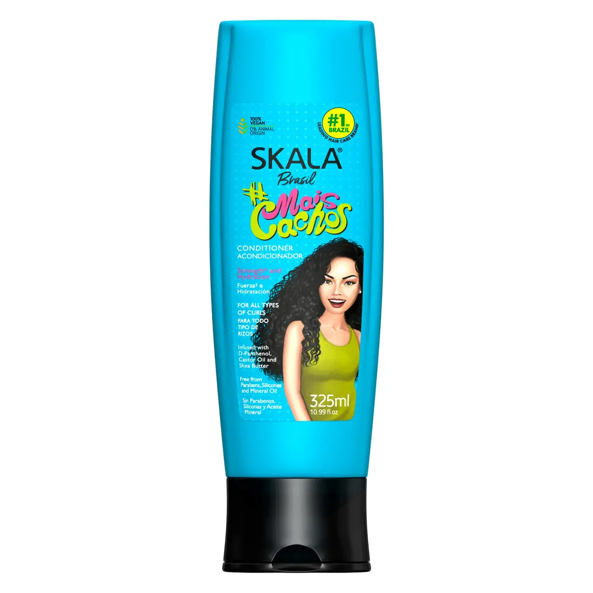 SKALA #Mais Cachos Conditioner for Curly Hair 325 mL | Vegan Shea & Castor Oil Hydration - main product image
