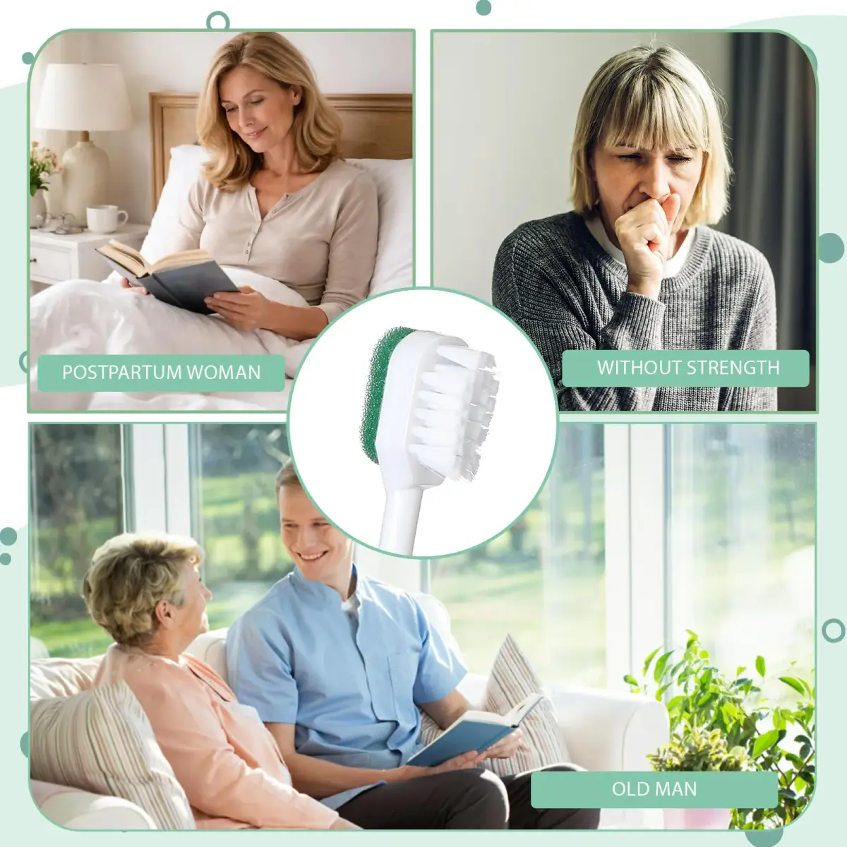 Didaey Green 1 Pcs Oral Suction Swabs Sponge Toothbrush | Individually Wrapped, Connects Suction Machine, Soft Sponge Cleans Teeth, Ideal for Bedridden Elderly Adults Dental Care - view 5
