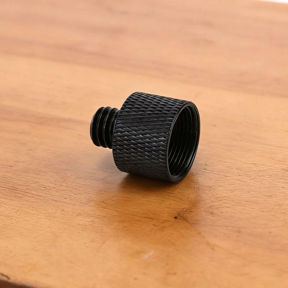 SAVITA Mic Foot Adapter 2pcs Aluminum Black | 3/8 Male to 5/8 Female Tripod Screw Adapter - view 5