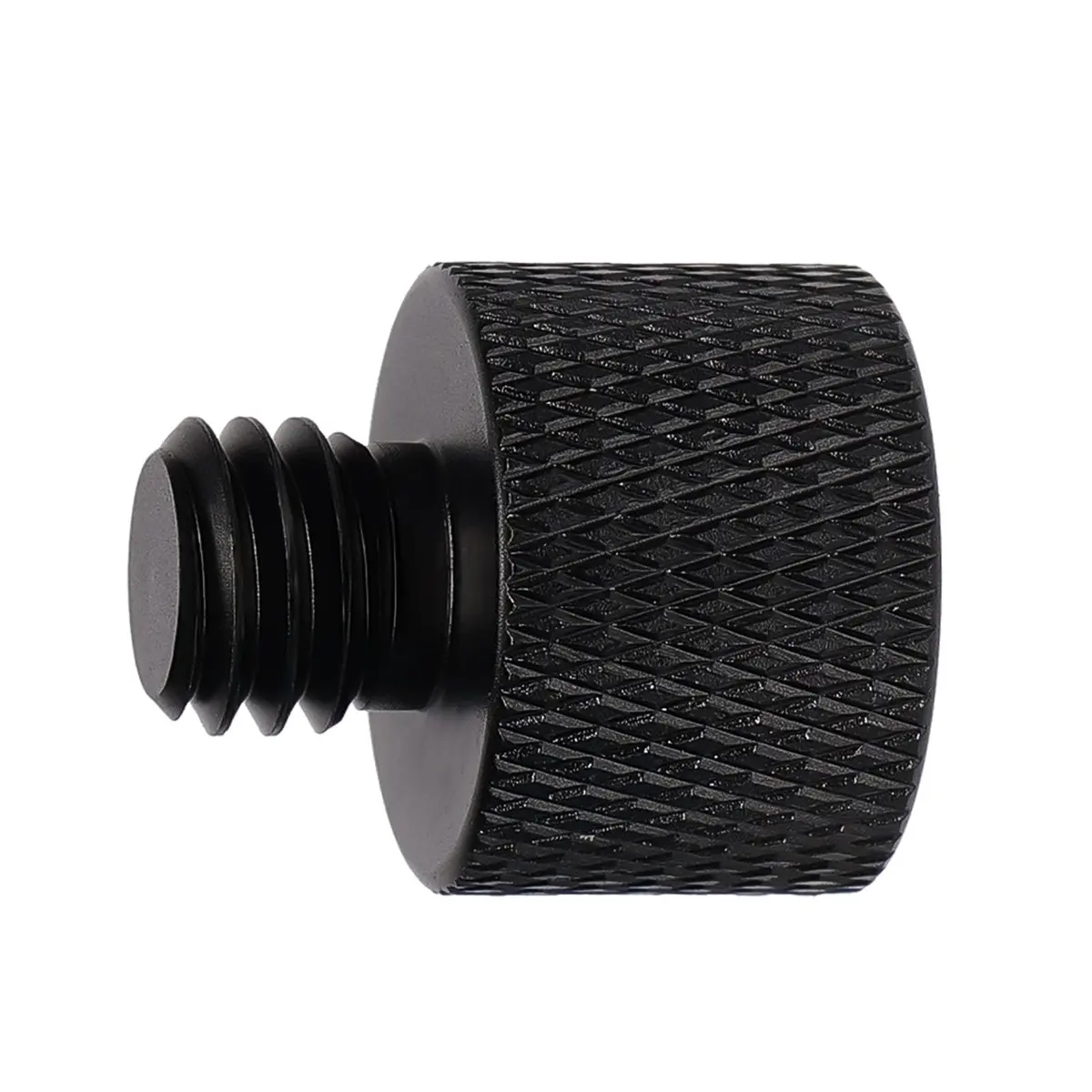 SAVITA Mic Foot Adapter 2pcs Aluminum Black | 3/8 Male to 5/8 Female Tripod Screw Adapter - view 4