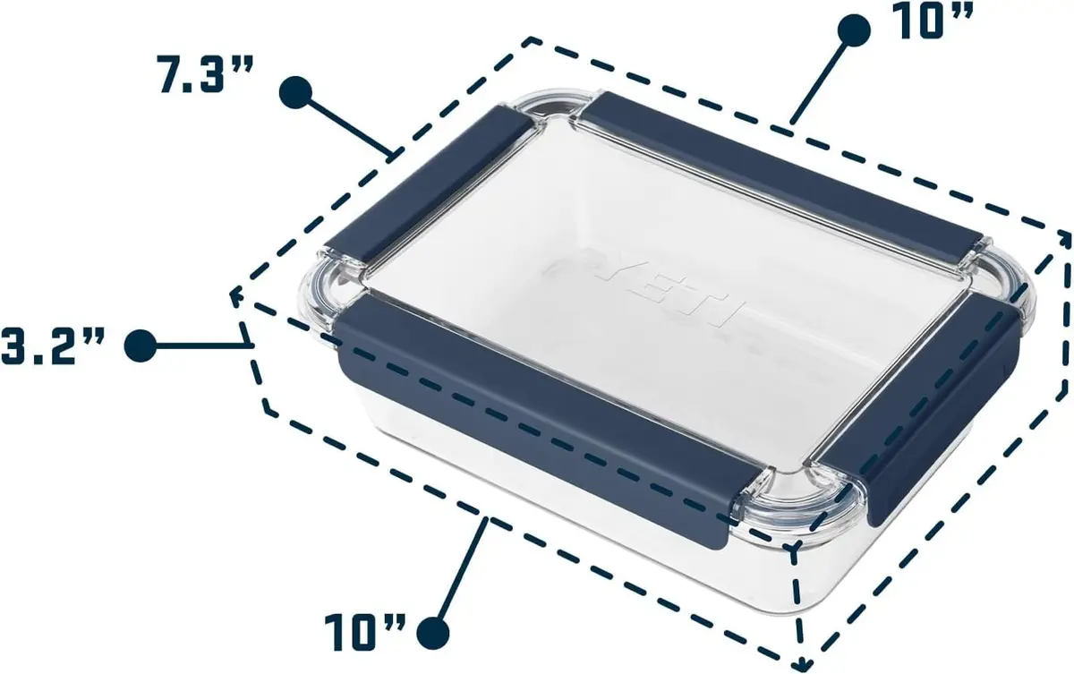 YETI Food Storage Container Large Seafoam | Airtight & Leakproof for Cooler & Kitchen - view 2