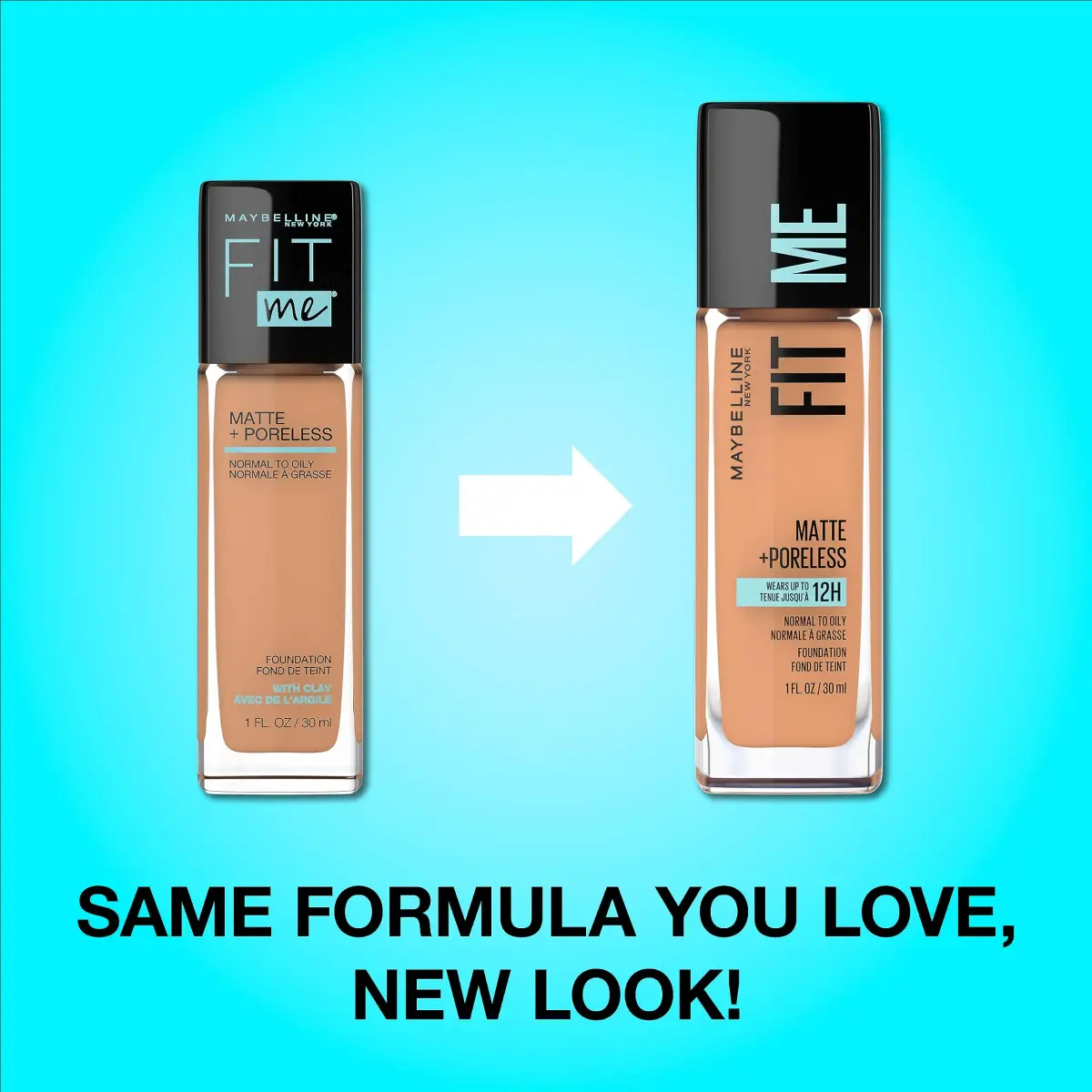Maybelline Fit Me Matte + Poreless Deep Bronze Liquid Foundation Makeup, 2 Fl Oz (Pack of 2) - view 2