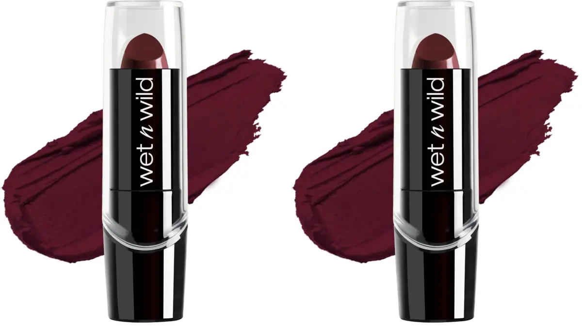 wet n wild Silk Finish Lipstick, Black Orchid (Pack of 2) | Hydrating Rich Buildable Lip Color - main product image