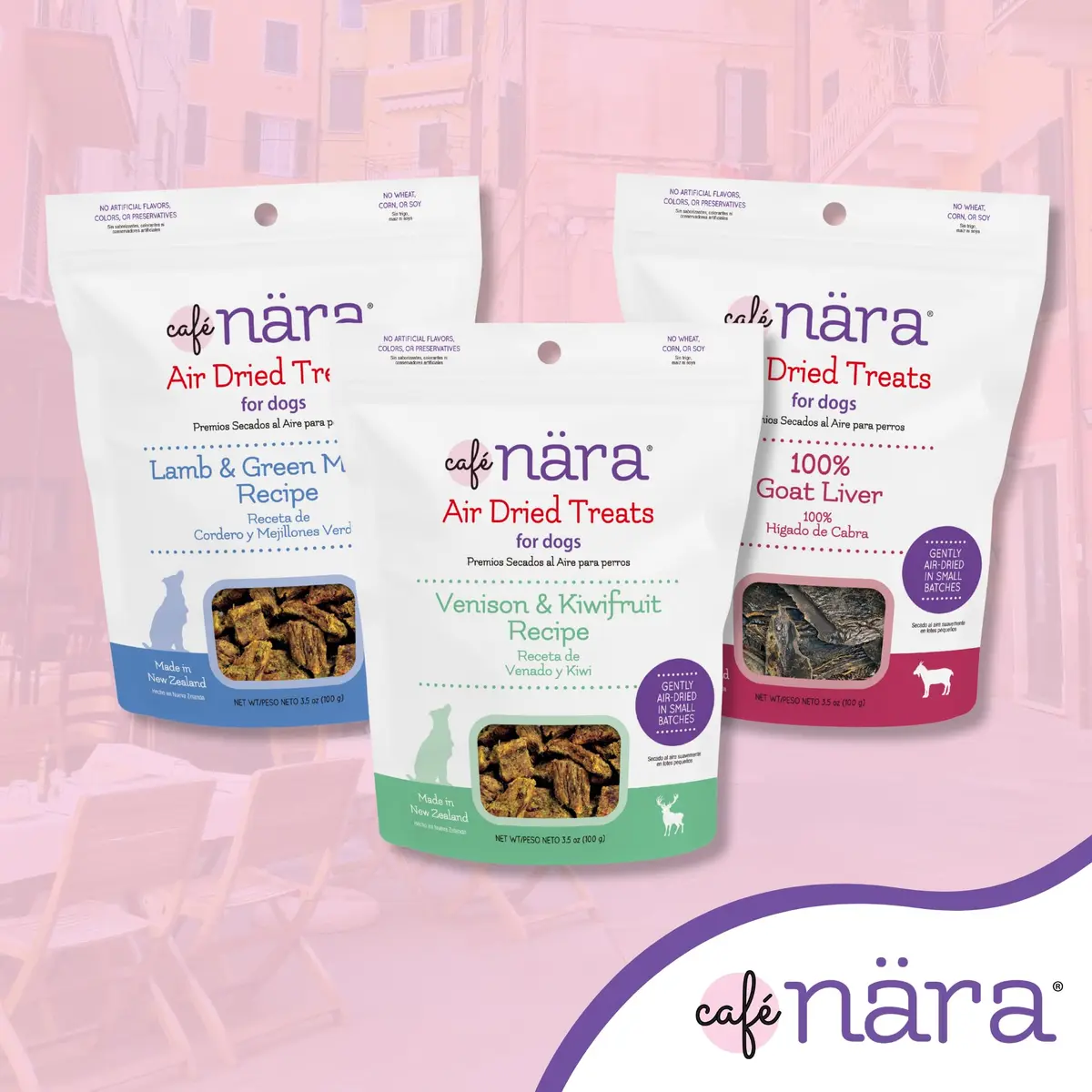 Cafe Nara Goat Liver Air Dried Treats for Dogs 3.5 oz | High-Protein, All-Natural, Grain-Free - view 7