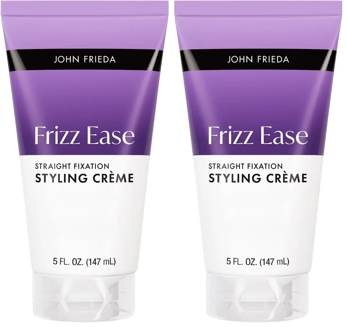 John Frieda Straight Fixation Styling Crème, 295ml (10 Fl Oz) | Fights Frizz for 24-Hour Straight Styles - main product image